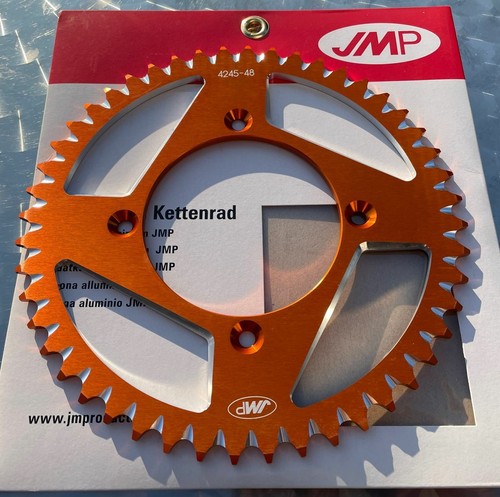JMP Alu Kettenrad 48 Z, KTM 250, 350 Freeride, E-Bike, #520, orange, 4245-48-ORG - Bild 4 von 4