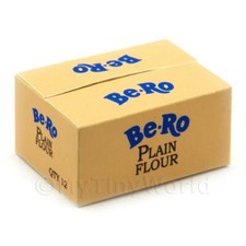 Dolls House Miniature Miniature Bero Plain Flour Shop Stock Box