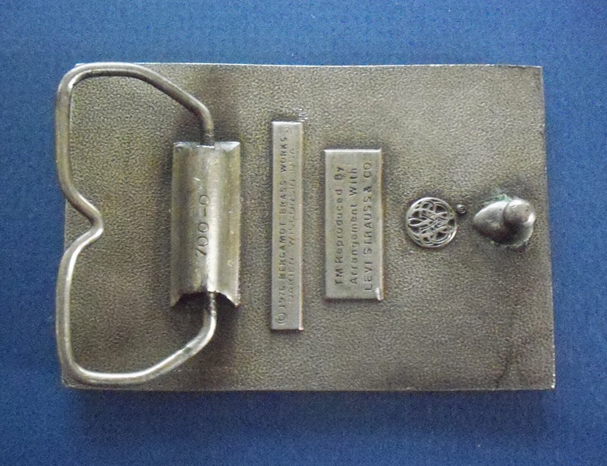 LEVI STRAUSS & CO. Belt Buckle-ORIGINAL RIVETED QUALITY LEVI STRAUSS & CO. Belt Buckle-ORIGINAL RIVETED QUALITY