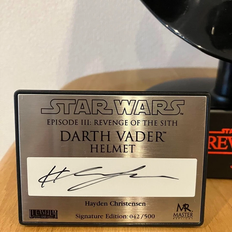 Casque Star Wars Revenge of The Sith Episode III Dark Vador Signature Edition - Photo 3/4