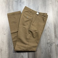 Vintage 90s Gap Brown Cotton Twill Chinos Pants Tagged 30x32 Fit 29x31 Hong Kong