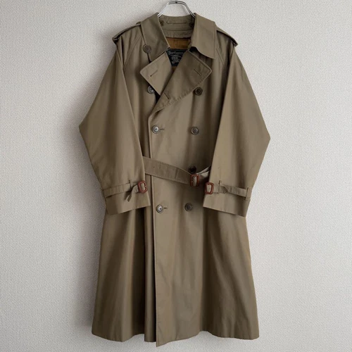 Trench coat Burberrys manica singola kaki fodera iridone inclusa uomo #EC AGA
