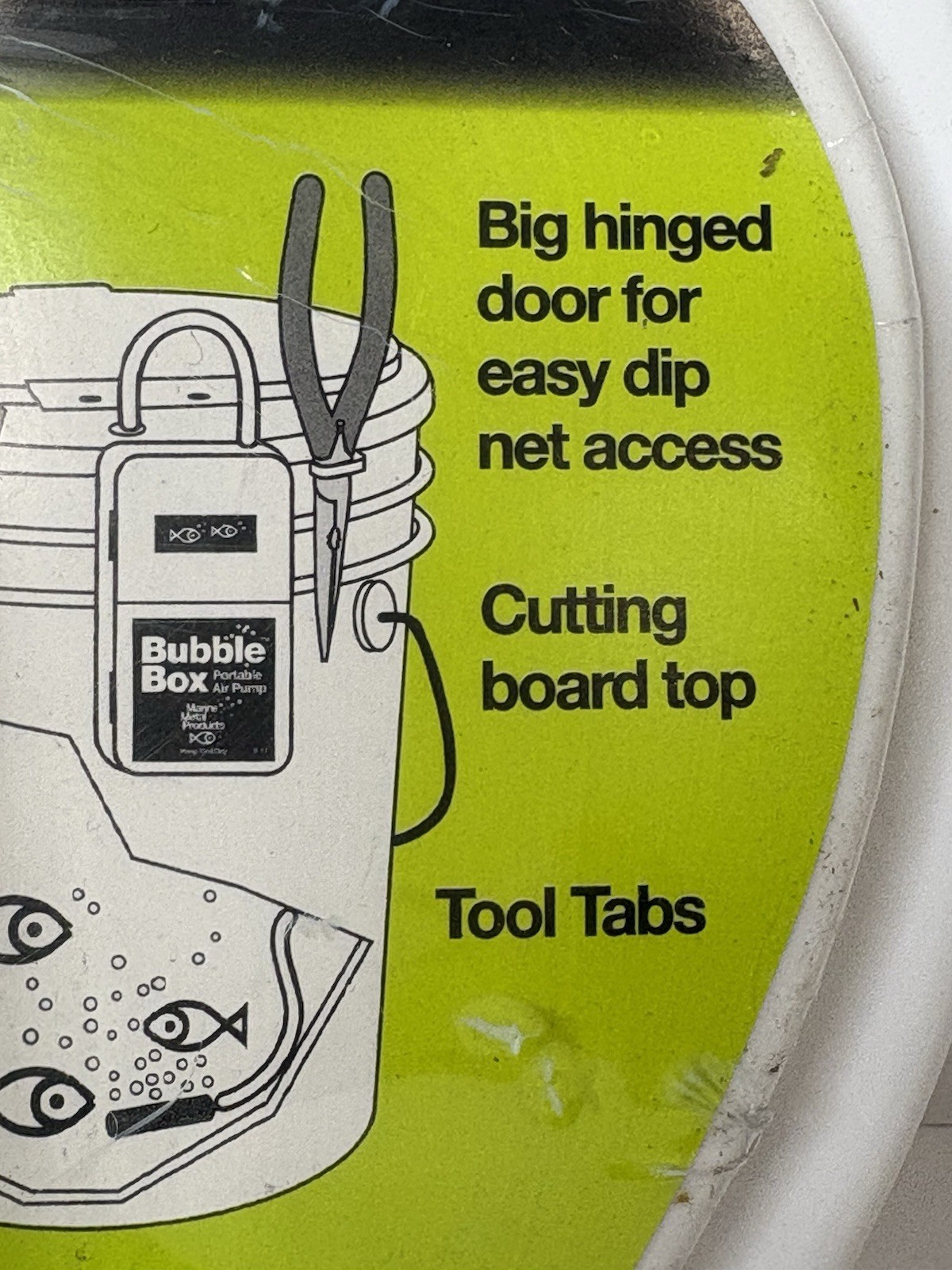 Marine Metal Products Bubbles Top Combo Pack 5 Gallon Lid w/ Aerator Livewell