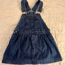 Chaps Denim Overall Dress Toddler 24M Girls