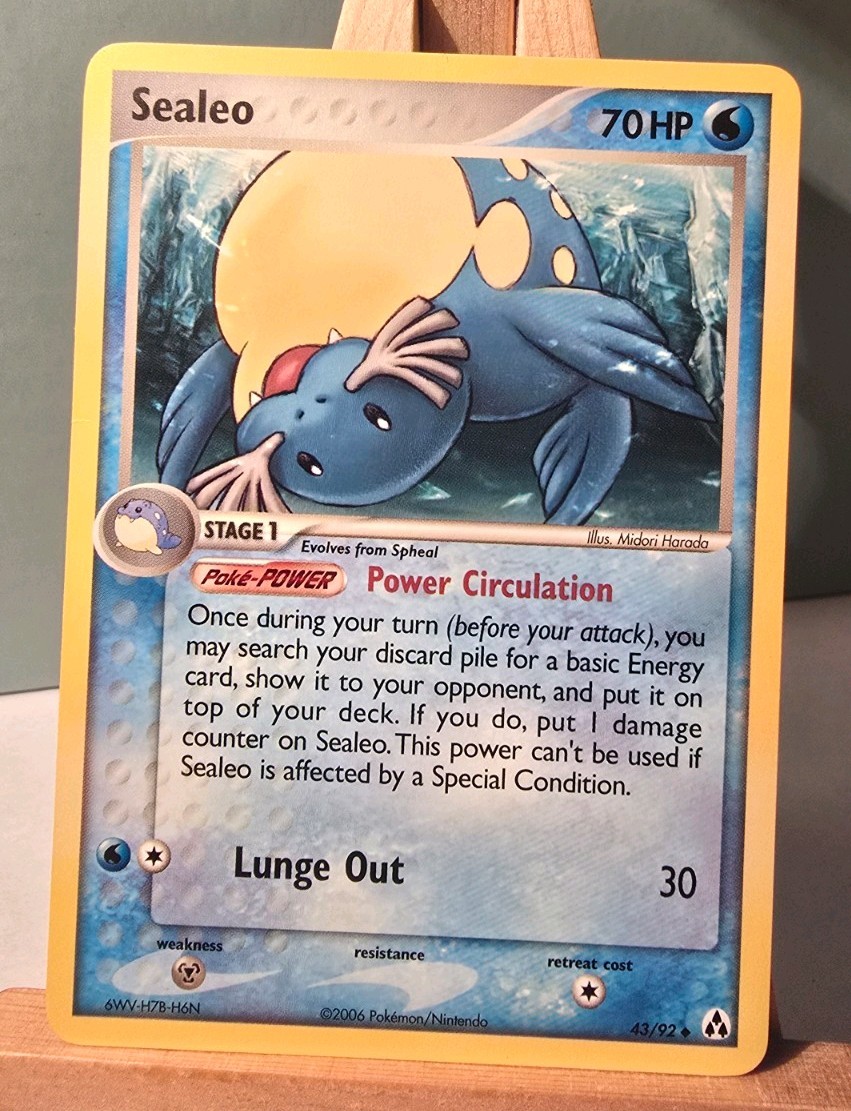 Sealeo 43/92 EX Legend Maker - Uncommon Pokemon Card - NM/Mint