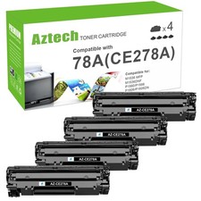 Aztech Compatible HP 78A CE278A Black Toner Cartridge for LaserJet P1606dn M1536