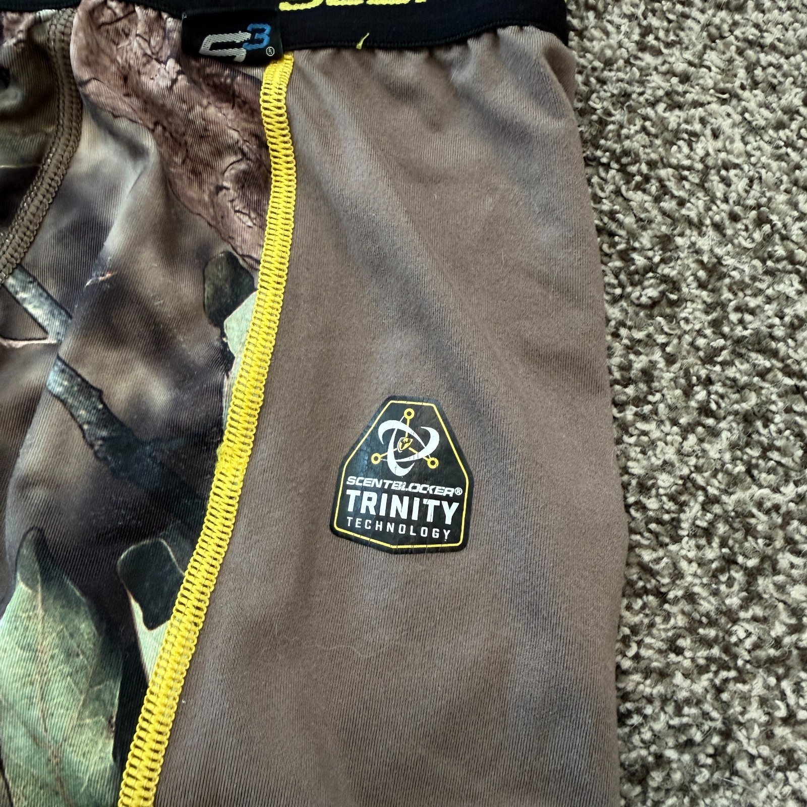 ScentBlocker S3 Base Layer Pants Mens Large Realtree Xtra Camo Layer One