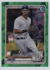 2020 Bowman Chrome Draft Sapphire Green 10/50 Riley Greene #BD-180 4o1