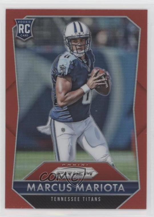 2015 Panini Prizm Rookies Red Prizm Marcus Mariota #264 16hc