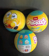 ZURU SNACKLES SPONGEBOB SQUAREPANTS Mystery Capsules Lot of 3.- Brand New