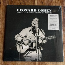LEONARD COHEN - HALLELUYAH & SONGS FROM HIS ALBUMS  MINT DOUBLE VINYL LP /LYRICS