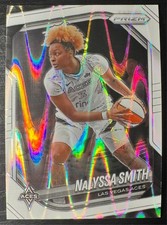 2025 Panini Prizm WNBA NaLyssa Smith White Seismic Prizm #119 Las Vegas Aces