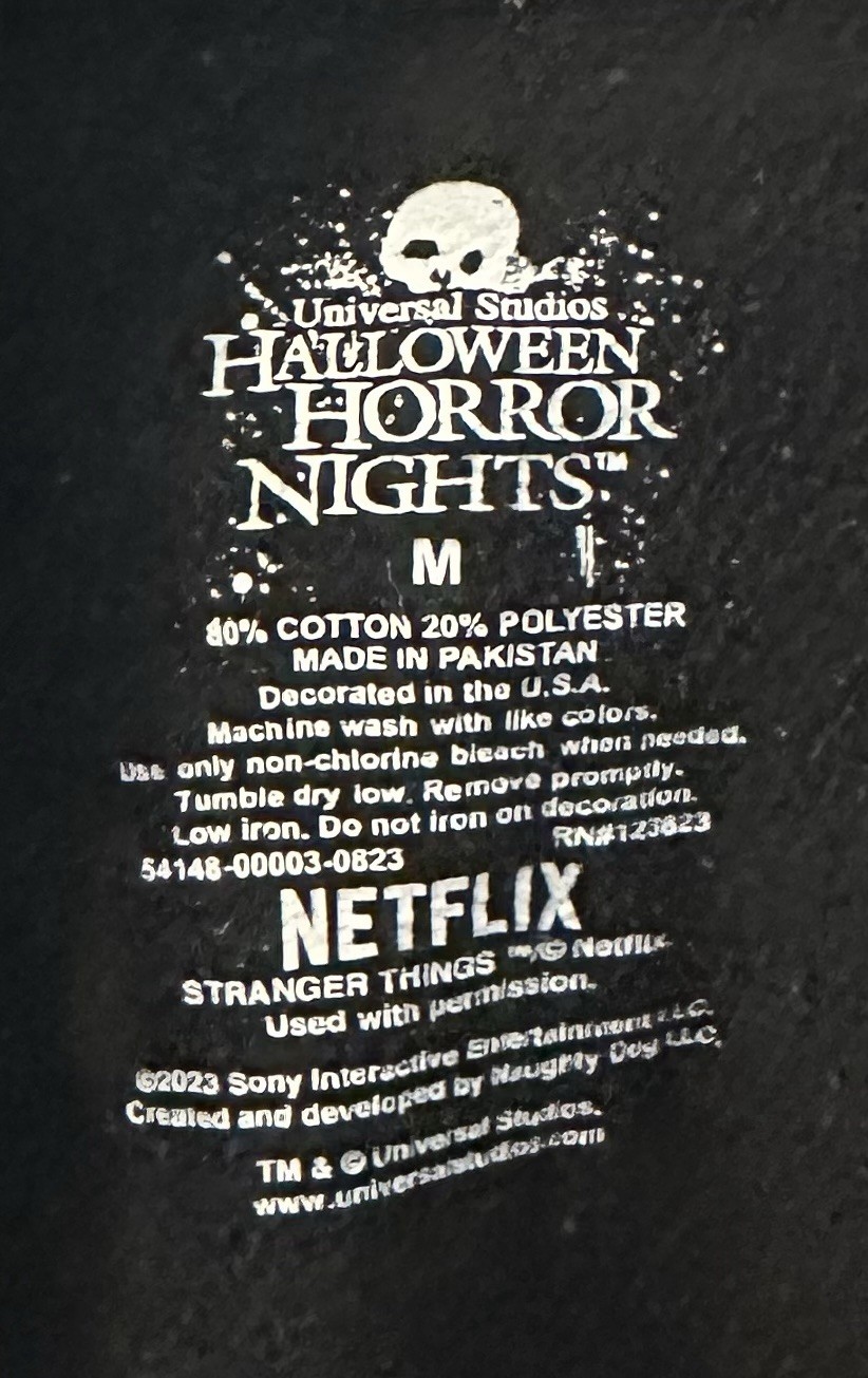 Universal Studios Stranger Things Black Full Zip … - image 3