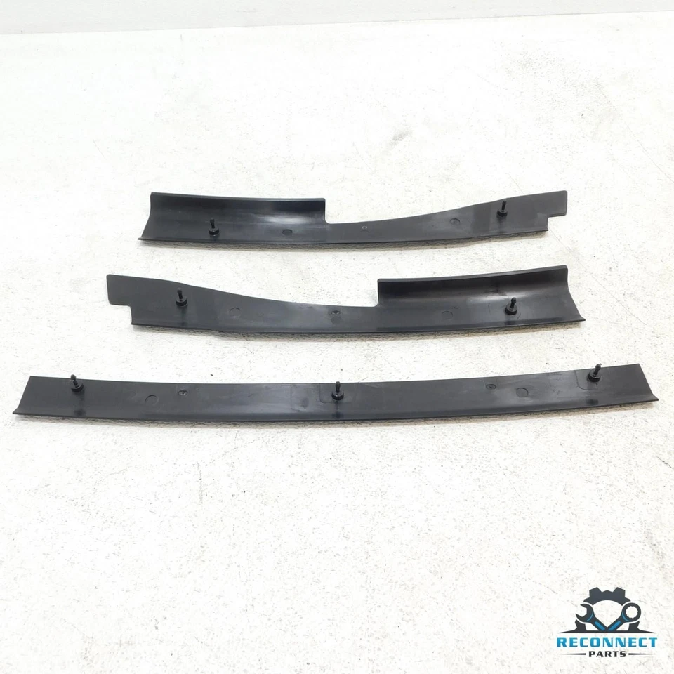 09-16 BMW 750Li 760Li M5 F02 Juego de paneles de sujeción de moldura de parabrisas delantero OEM Foto 2 de 4
