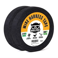 Wire Harness Tape - 2Pack High Temp Wiring Harness Self-Adhesive Auto Electri...