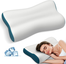 Cervical Neck Pillow for Pain Relief, Contour Memory Foam Pillows Ergonomic Pill