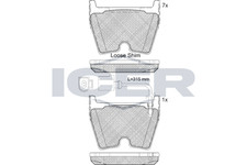 Bremsbeläge für Audi A3 Limo 8V 8YS 8YM Sportback 8YA 8YF Q3 8U TT FV ab 13->