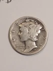 1931 D Winged Liberty Mercury Dime 90% Silver 10c US Coin Good +