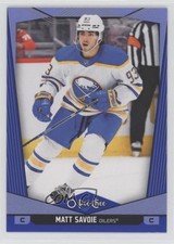 2024-25 O-Pee-Chee Blue Border Matthew Savoie Matt Savoie #224 0c3