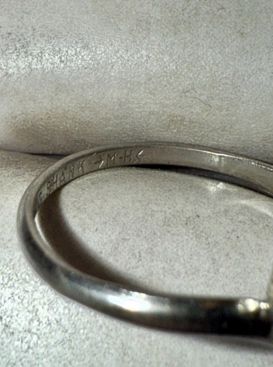 Vintage Solid Sterling Silver Native American Gem… - image 7