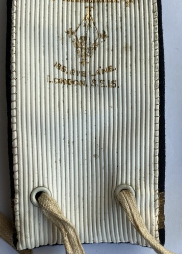 Royal Navy Officer 1960s Sub Lieutenant Rank Slides Epaulettes, Shoulder Board - Picture 8 of 9