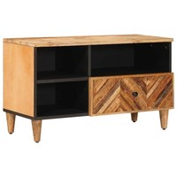 StauraumschräNke Braun 80 X 33,5 X 46 Cm Massivholz Mango