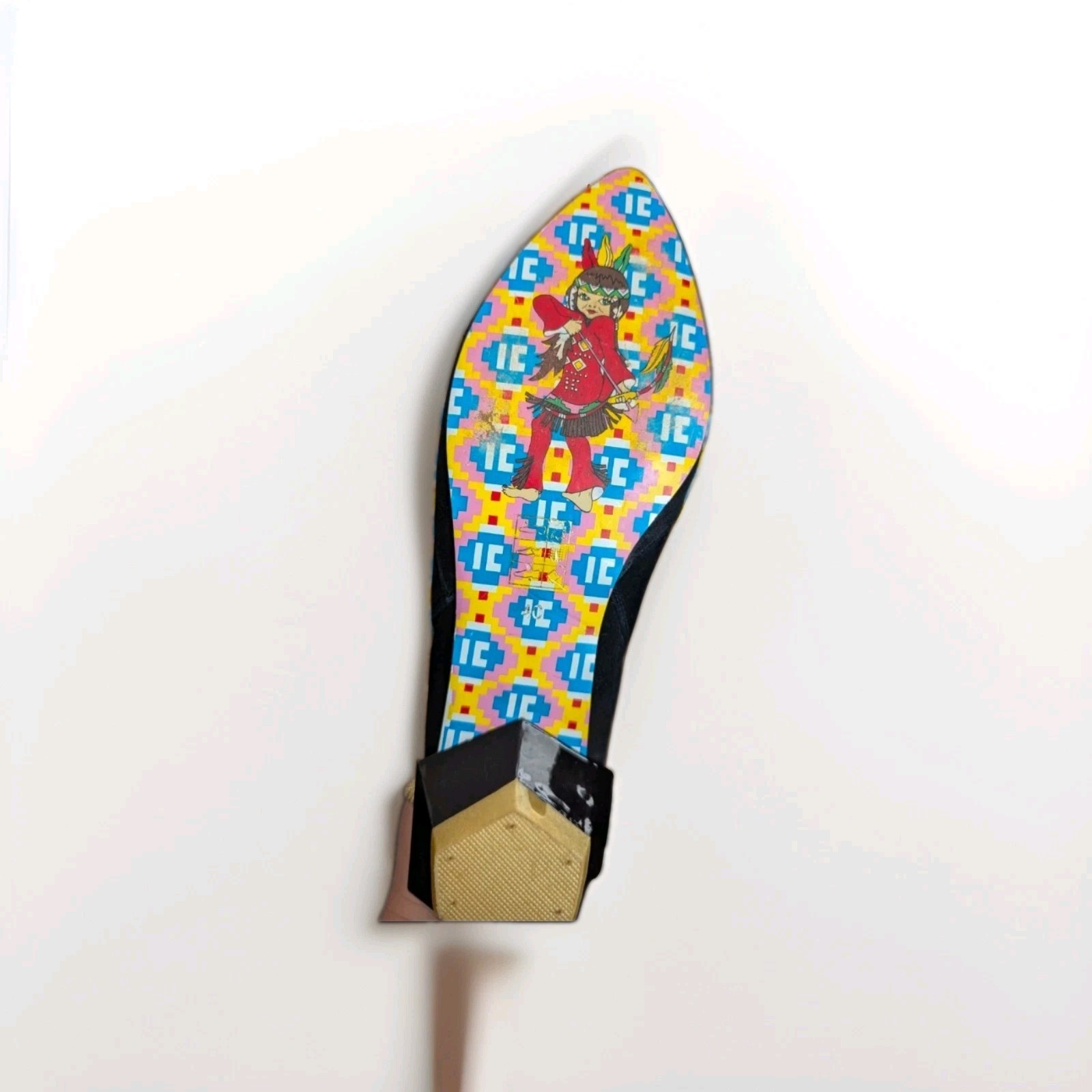 Rare Irregular Choice Black Boots Pixie Playa Bni… - image 7