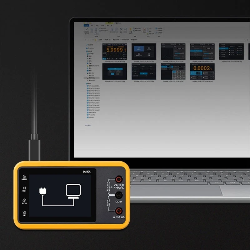 10Hz-40MHz Multimeter 4-digit Half-wave Oscilloscope Signal Generator MP01 Probe - Image 3 of 4