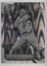 2022 Bowman Draft Chrome Black & White RayWave Refractor Peyton Pallette 09an
