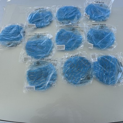 Urinal Screen Deodorizer Urinal Cakes 10 PACK Lemon Scent Anti-Splash 3d Bristle