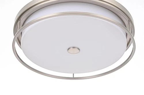 Living District Kolson 20" Led Flush Mount in Polished Nickel - Picture 4 of 8