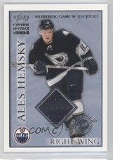 2003-04 Pacific Crown Royale Authentic Game-Worn Jerseys Retail Ales Hemsky 0v1