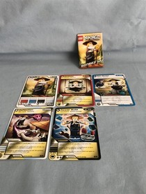 Lego set 2255 Sensei Wu NINJAGO 100% complete w/ instructions & 5 cards spinner