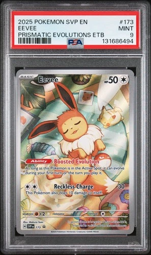 2025 POKEMON SVP  PRISMATIC EVOLUTIONS ELITE TRAINER BOX EEVEE PSA 9