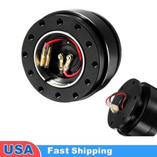 Aluminum Universal Steering Wheel Ball Quick Release Hub Adapter Snap Off Kit