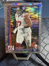 2025 Topps Chrome Dexter Lawrence II Pulsar Refractor #230 Giants