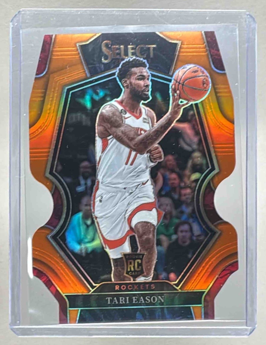 Tari Eason 2022 Panini Select #183 Orange Prizm Die Cut RC Premier Level /65