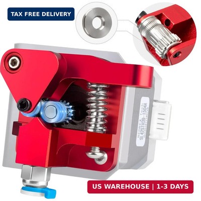 Redrex Dual Gear Ender 3 Extruder with Two Washers Metal Drive Feeder Upgrade Ki