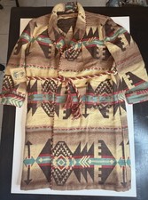Rare Vintage Polo Country Ralph Lauren Native American Wool Coat USA Made New