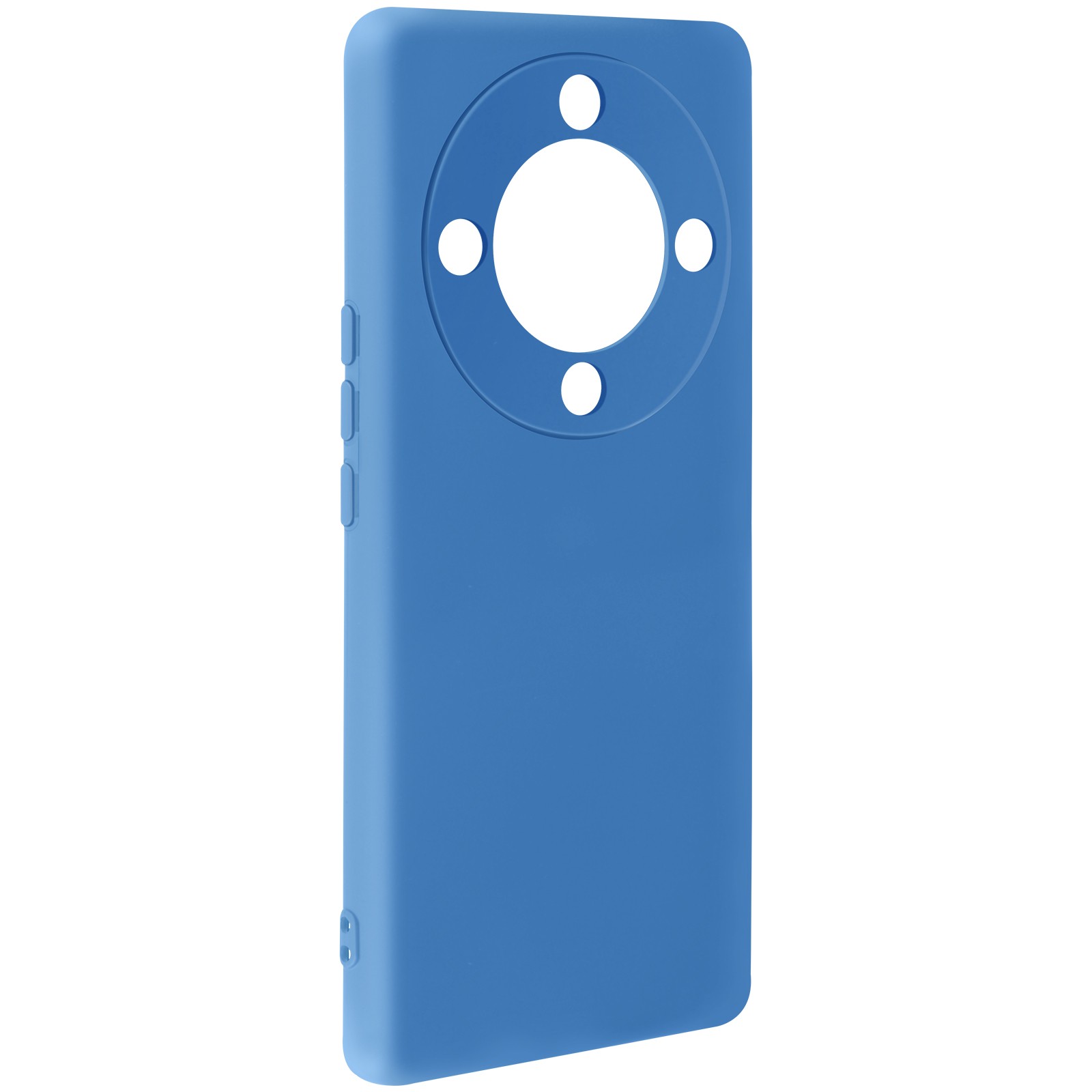 Coque Honor Magic 5 Lite 5G Avizar semi-rigide et soft-touch bleu