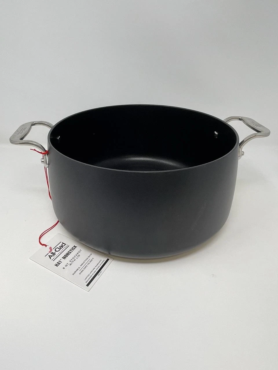 All-Clad HA1 Hard Anodized Nonstick Stockpot 8 Quart Induction Oven Broiler Safe