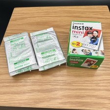 LOT Fujifilm Instax Mini Film 40 Sheets TOTAL - EXPIRED 2020/18 - Sealed Foils