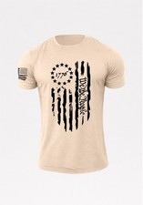 New Men's USA 1776 Distressed American Flag T Shirt Patriotic 100 Cotton Tee