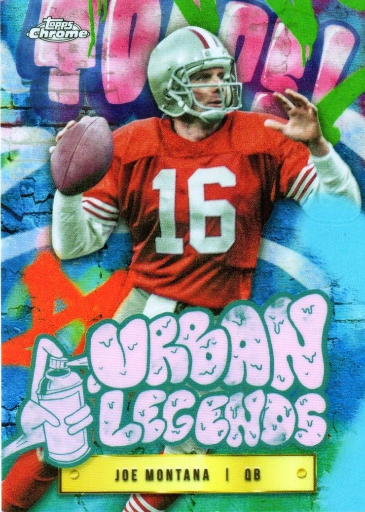 2024 Topps Chrome Urban Legends SSP Joe Montana  #UL-6 Case Hit 49ers NFL