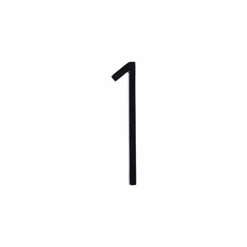 Hillman Group 844711 5in. #1 Distinctions Floating Mount House Number, Black