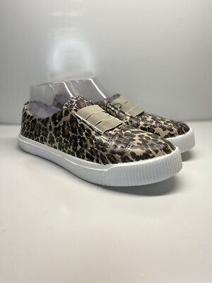 Blowfish Malibu Ruby Animal Print Slip On Rubber Shoes Sz 7M Womens (C12)