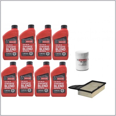 8L MOTORCRAFT MOTORÖL 5W20 ÖLFILTER LUFTFILTER FÜR FORD MUSTANG 2015 - 2017 5.0