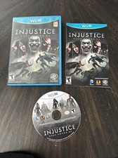 Nintendo Wii U WiiU Game Injustice Gods Among Us CIB Complete In Box