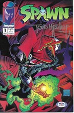 1992 Image Comics Spawn #1 Todd McFarlane Signed Comic Al Simmons PSA/DNA COA