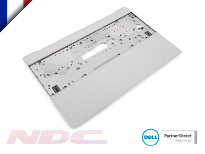 Dell XPS 9320 Silver Palmrest, Touchpad+French Cap'tive Touch Strip 0GV96R 222QF